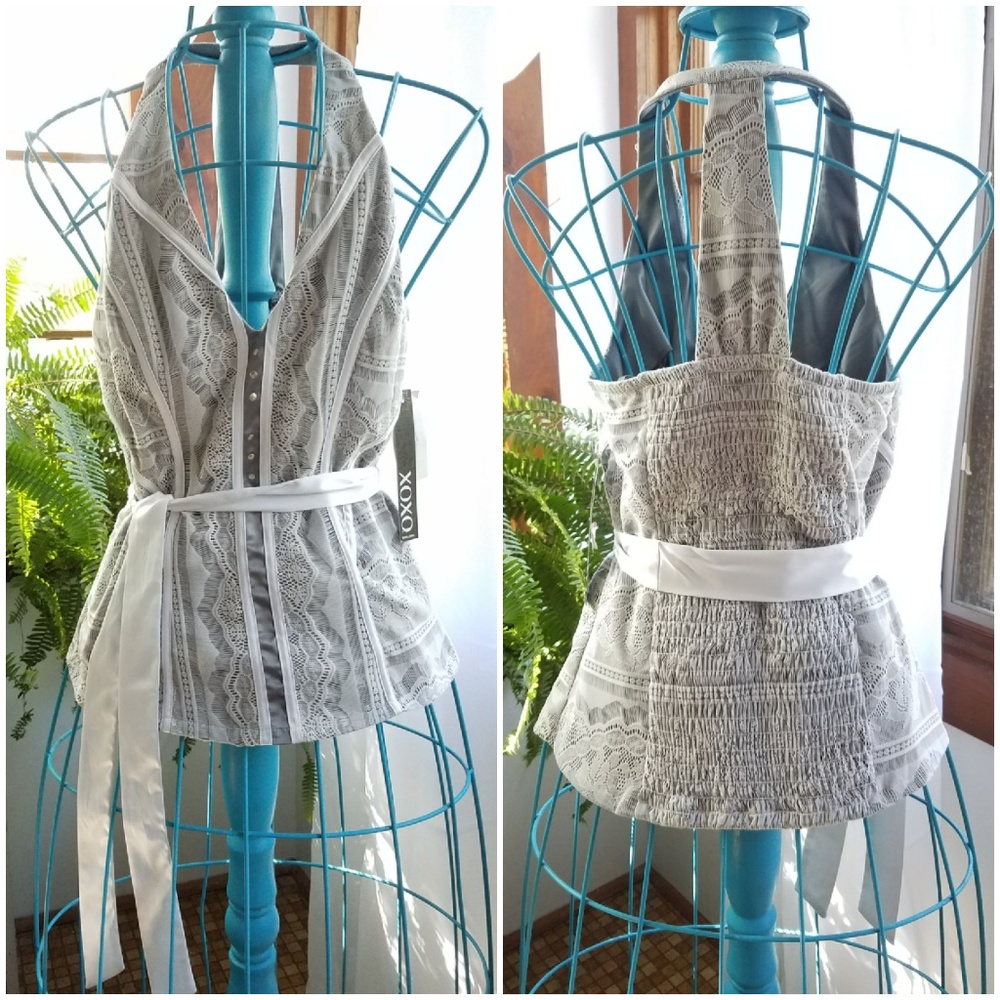 Lace XOXO top